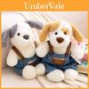 Plush Dog Toy With Overalls For Kids Gift And Bedroom Decor