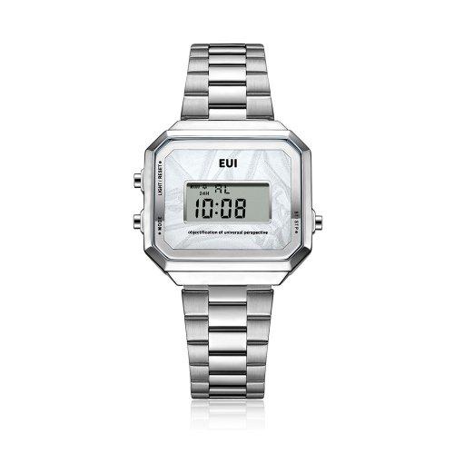 

[261EUI] 261EUI Unisex Metal Digital Watch EUI6101M-SW FREE