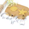 3Pcs/lot Ocean Seahorse Starfish Cookie Cutter Mold Under The Sea Mermaid Birthday Party Decoration DIY Cake Biscuit Baking Tool