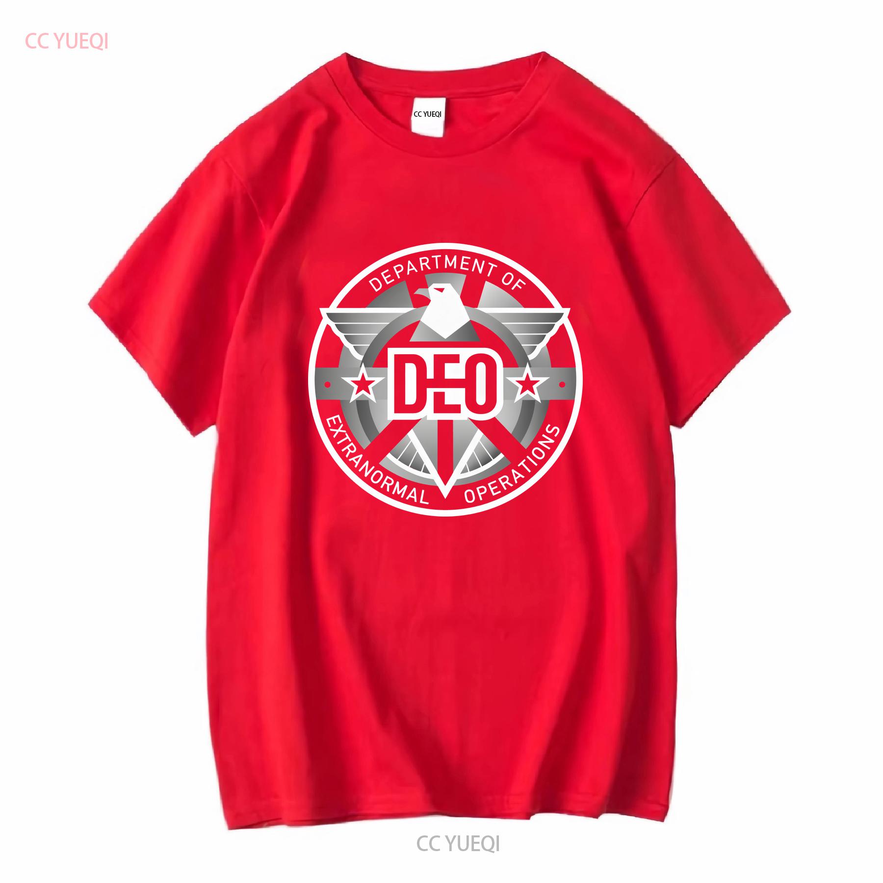 Supergirl TV Series DEO Womens T Shirt vintage Washed Breathable Top For Everyday Wear Comfortable Slightly designer clothes S