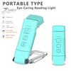 LED lampa na čtení knihy 3 teploty barev Stmívatelná pro oči přátelská bez blikání Super jasná USB dobíjecí lampa s klipsem