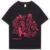 Tshirt Unisex s Street Clothing Hiphop Skull Cartoon Pattern Tshirt Neutral Cotton Unisex Women Tshirt Top 2026 New Summer