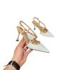 Pointed High Heeled Sandals for Women with Thin Heels for External Wear. 2024 Spring/Summer New European and American Versatile