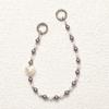 Internet Celebrity Bead Universal Mobile Phone Lanyard Ins Style New Anti Loss Short High-end Opposite Sex Wrist Strap Chain