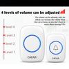 CACAZI A10 DC Battery-operated Wireless Waterproof Doorbell 300M Remote 36 Chimes Cordless Home Cordless Call Bell