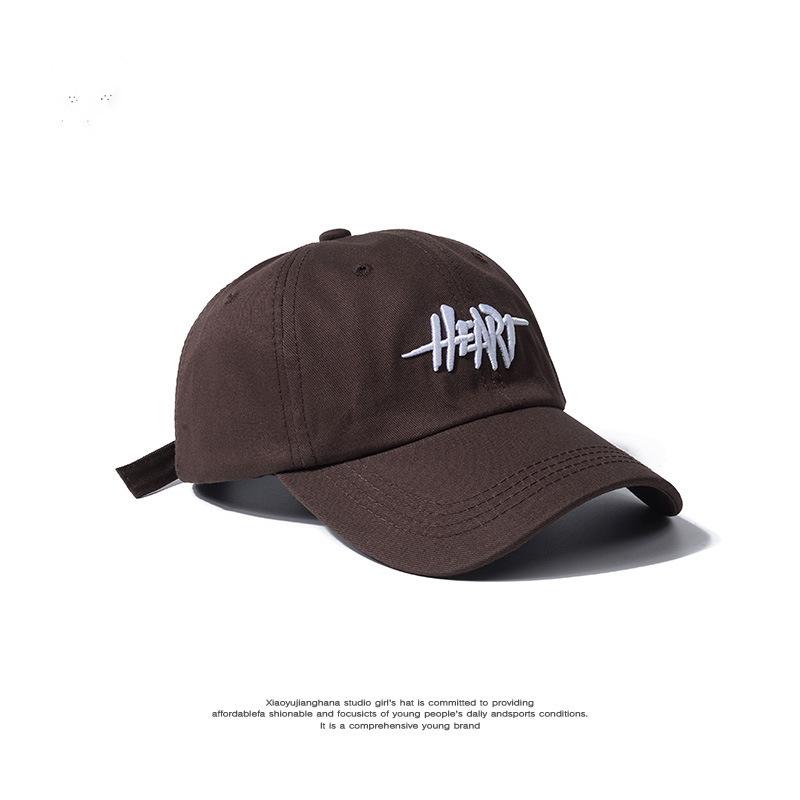 Korean New Green Retro Three dimensional Letter Embroidered Baseball Cap for Women American Casual Soft Top Trendy Brand Baseball Cap for Men