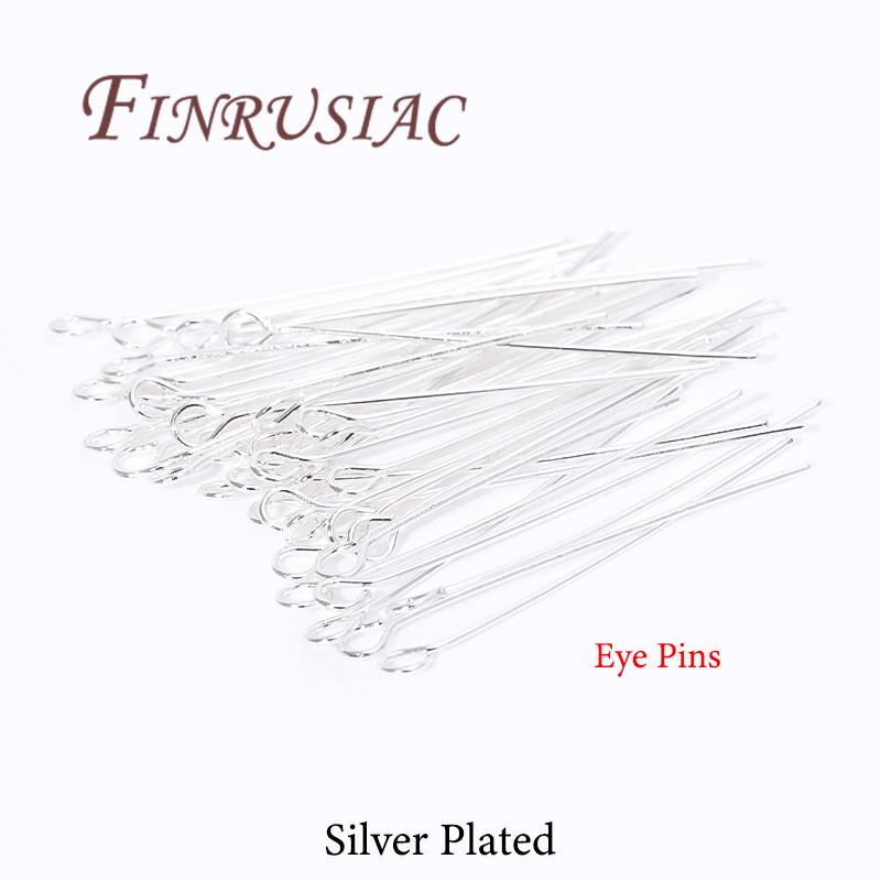 

50Pcs 20-50mm Gold Plated Pins For Jewelry Eye Pin/Ball Head Pin/Flat Head Pin For DIY Jewelry Making Supplies Accessories 0.5mmx20mm-50pcs