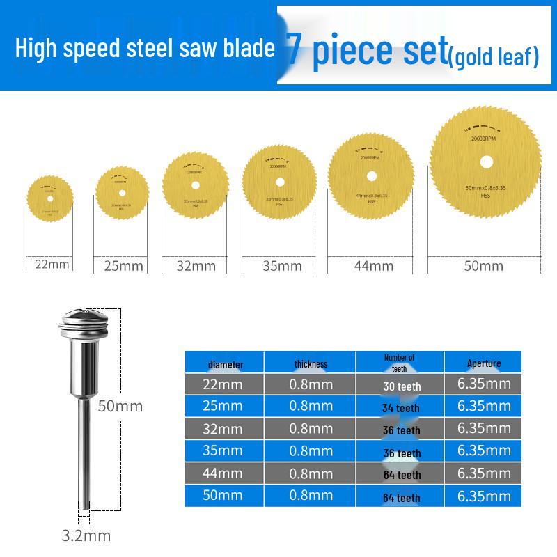 Mini High-Speed Steel Circular Saw Blade for Woodworking & Metal Cutting