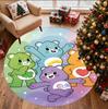 Care Bears Pattern Round Rug, Indoor/Outdoor Mat, for Picnic, Gameroom, Bedroom, Office, Living Room, Home Decor Carpet, Birthday Gift