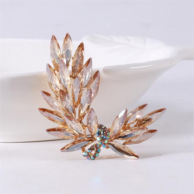 

Модные Стильные Хрустальные Каменные Стеклянные Броши Аксессуары для Одежды Элегантность Изящные Булавки для Пиджака Модные Украшения