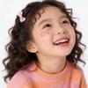 6Pcs/Set Sweet Bowknot Baby Hair Clips Grid Flower Dot Cotton Fabric Barrettes Girls Headwear Princess Kids Hair Accessories