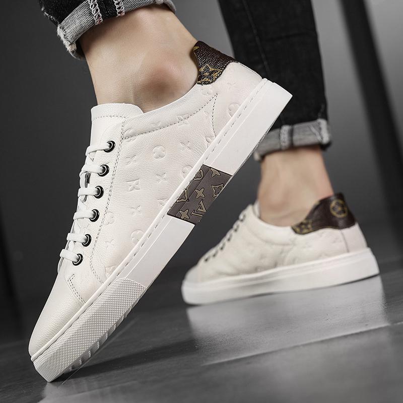 Chaussures en cuir pour hommes, chaussures décontractées pour le travail, chaussures respirantes et légères pour hommes, chaussures en cuir de style britannique pour hommes