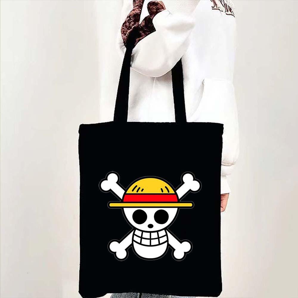 Холщовая сумка-шоппер на одно плечо с принтом Luffy из One Piece 7518
