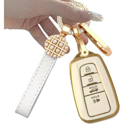 Adequado para Capa de Chaveiro Toyota Dois Materiais Diferentes Chaveiro uma Variedade de Estilos São Adequados para Toyota RAV4 Camry Corolla Avalon C-HR Prius