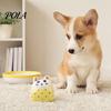 Plush Squeaky Dog Toy Toy, Sound Stuffed Puppy Cartoon Fruit Shape, Pet Durable Chew-Resistant Soft for Dogs Stress Relief Interactive Play