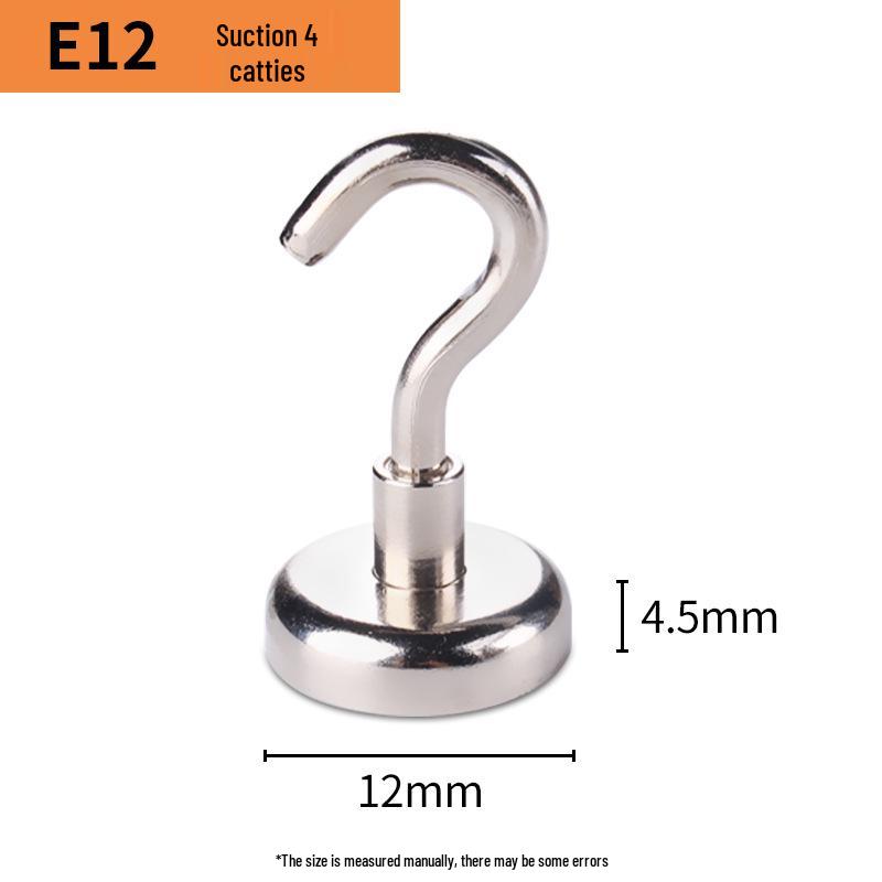 Spot No-Mark Nail-Free Magnetic Hook for Office & Warehouse