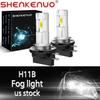 2Pcs H11B 6000K White LED Fog Light Bulbs Low Beam Kits Super Bright