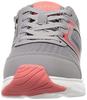 Dunlop Refined Women's Lightweight Walking Shoes, 4E Wide, Cushioned, Shock Absorbing, Zipper closure, Easy to Wear, Gray, DC1501, Size 23.5 cm