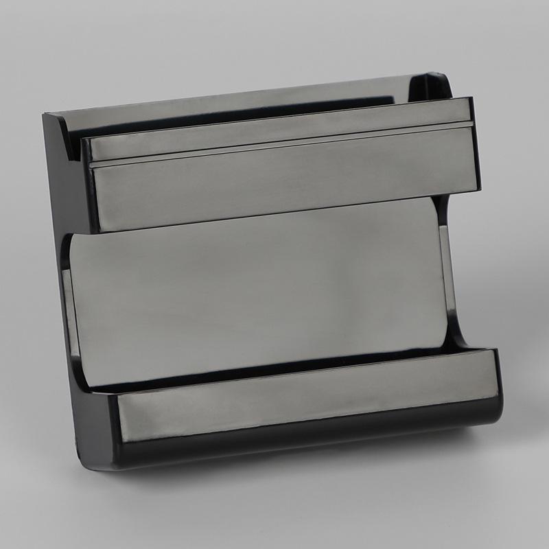 

Wall-Mounted Storage Box for Remotes and Phones