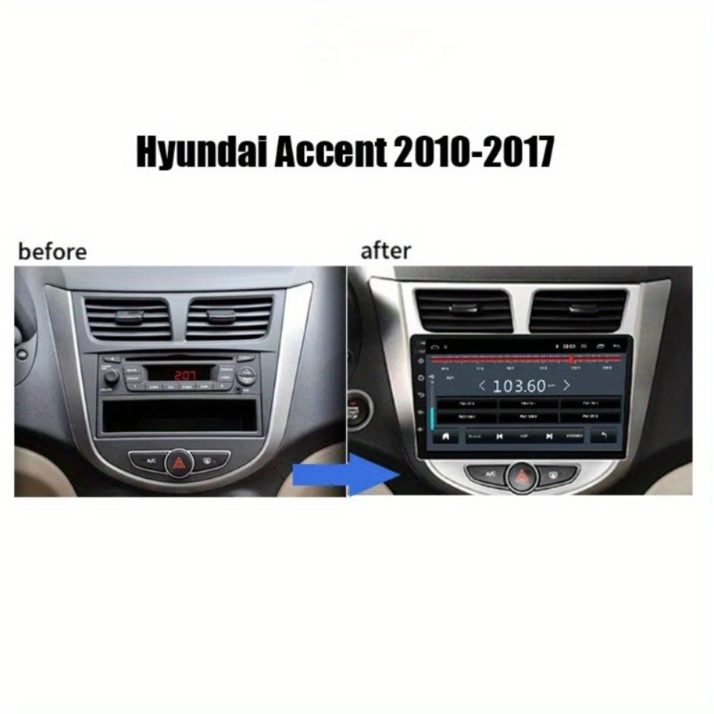 9 Inch Radio Fascia Frame Fit for HYUNDAI I-25 for Accent for for VERNA 2010-2017 Stereo Panel GPS DVD Dash Kit Bezel