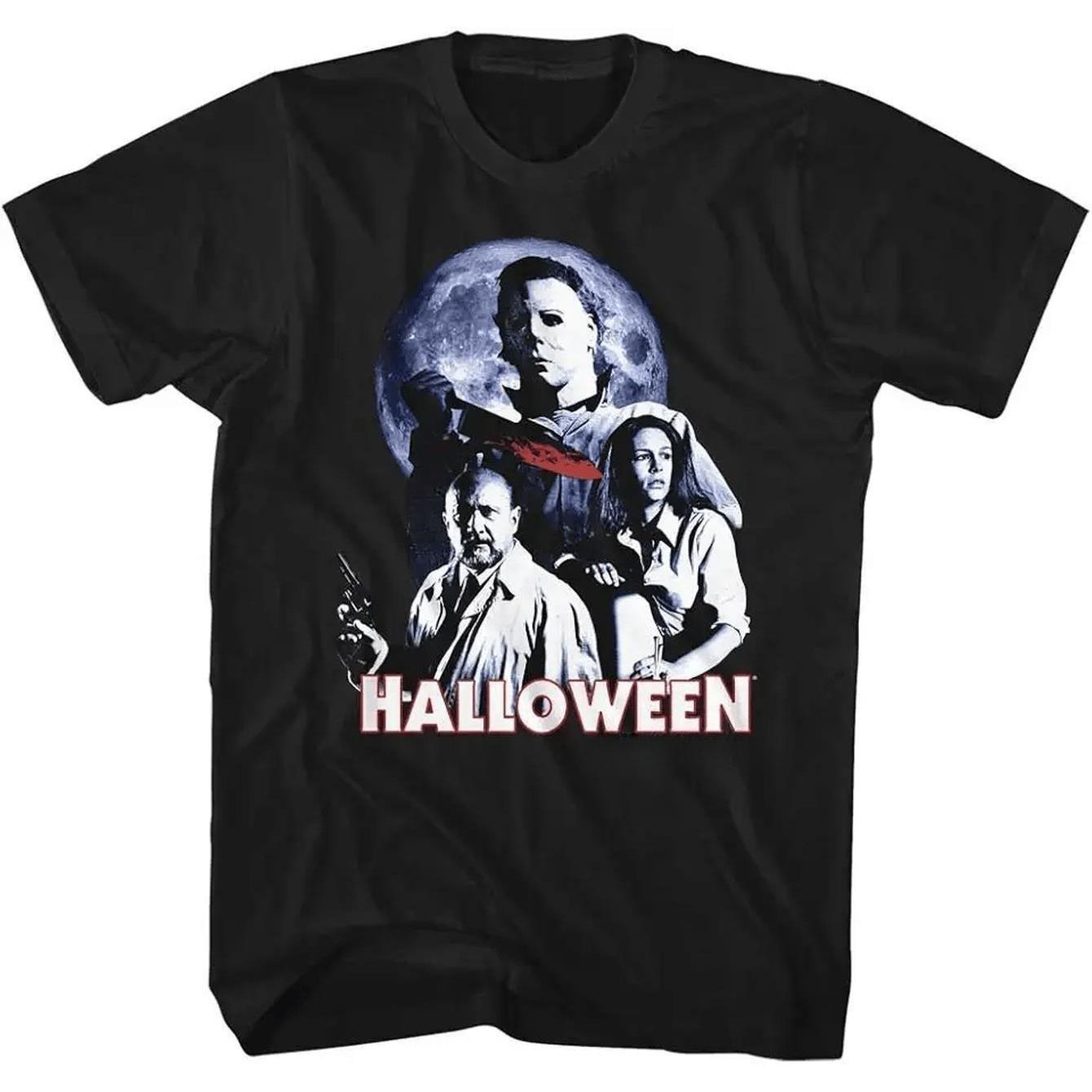 

Halloween Horror Movie Pattern T-shirt Suitable for Both Men and Women in All Seasons, Casual and Fashionable Streetwear 4XL