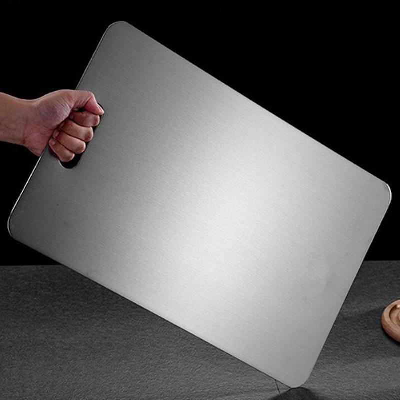 Kitchen Chopping Board Stainless Steel Chopping Board 304 Stainless Steel Double-Sided Food Grade Chopping Board