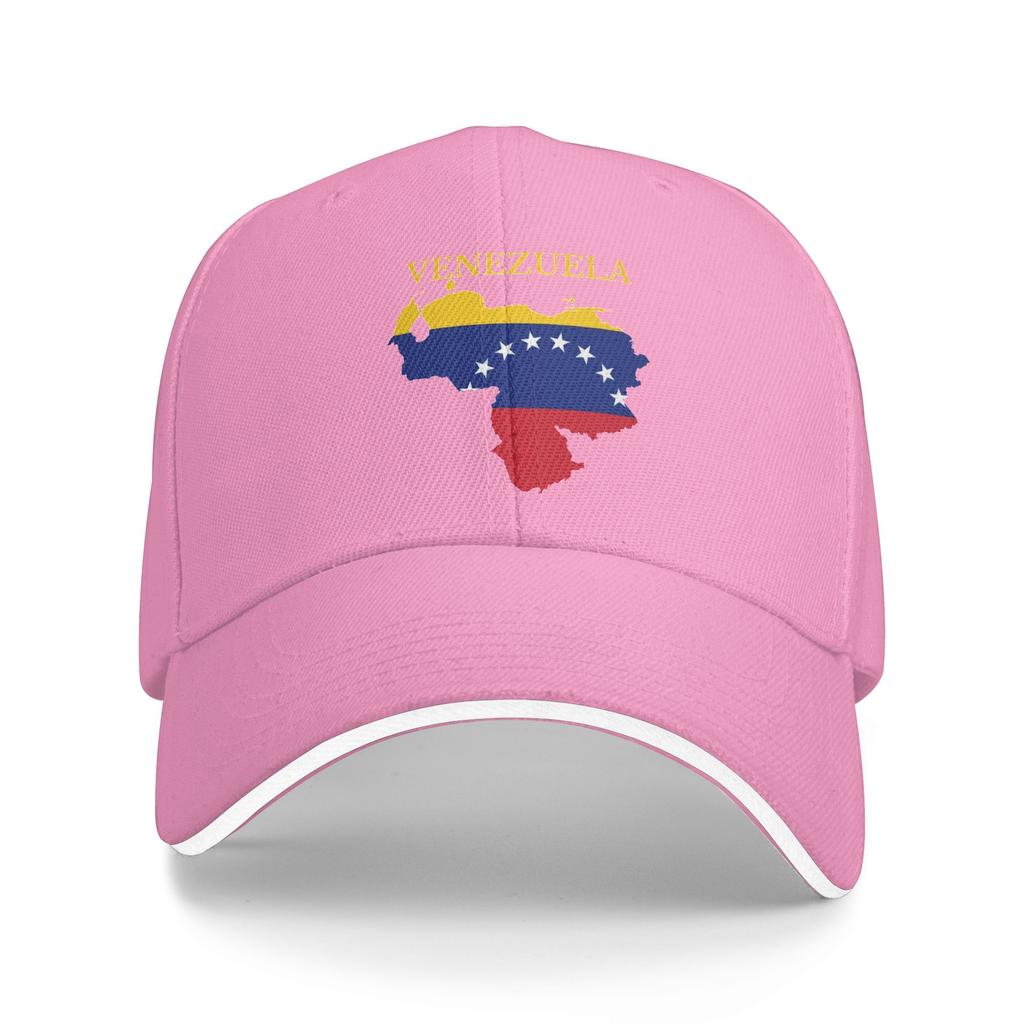 Unisex Venezuela Map Flag Venezuelan Outdoor Hat  Sun Cap Casual Baseball Cap Golf Sunshade