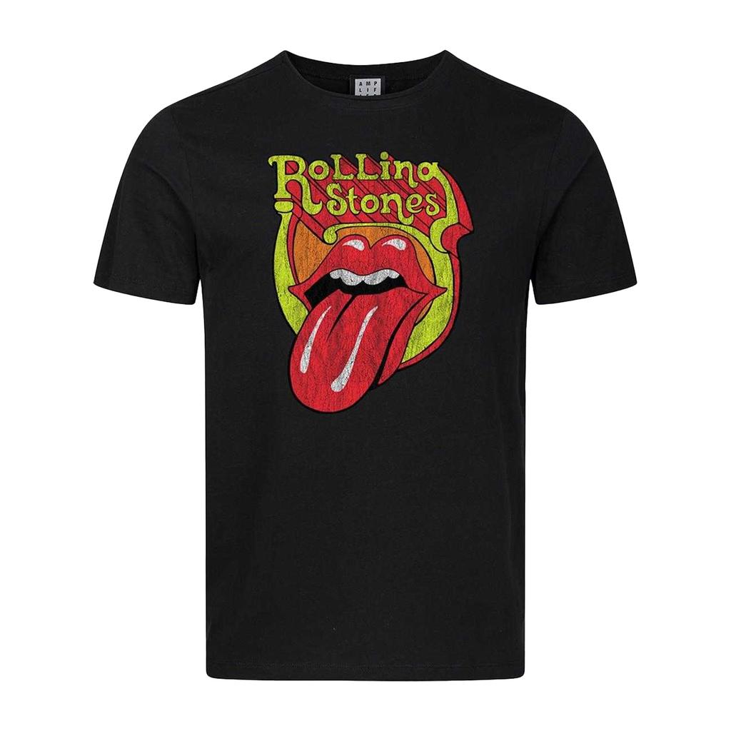 Amplified Unisex Adult Bootleg Tongue The Rolling Stones T-Shirt