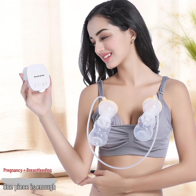 Nahtloser kabelloser Still- und Abpump-BH für freihändiges Tragen