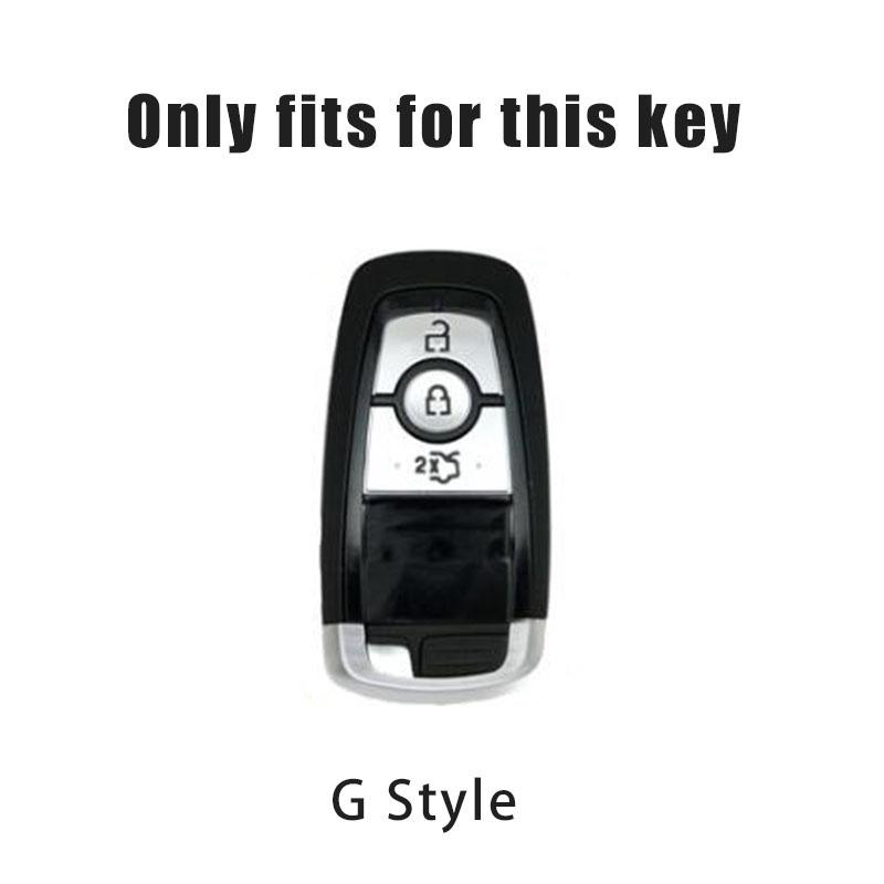 TPU Car Key Case Shell Fob For 2017-2022 Ford Fusion F150 F250 F350 F450 F550 Edge Explorer Escape Mustang Lincoln MKZ MKC MKX
