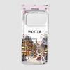 Vintage City Winter Street Snow Scene Case for IPhone 17 AIR 16 15 14 13 12 11 Pro Max X 7 8 Plus 16E Transparent Soft TPU Cover