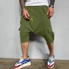 Casual Sweatpants for Men Hip Hop Trend in Europe America Loose Solid Street Sports Harlan Cropped Trousers Men'S Clothing