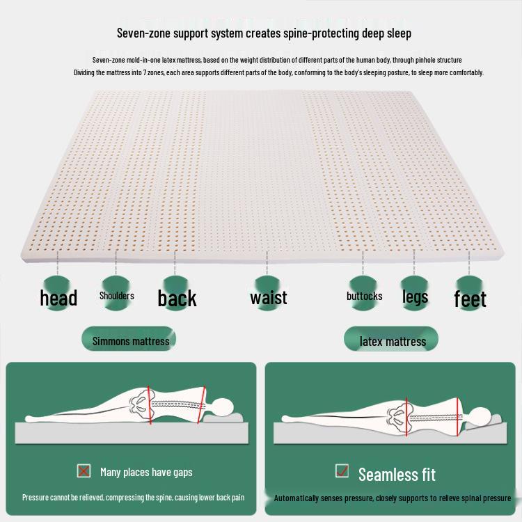 Natural Latex Mattress - 1.8m Tatami Mat & 0.9m Children's Simmons Mattress