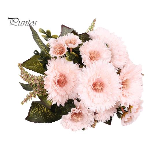 

Реалистичный букет искусственных хризантем, изысканные цветы без полива, искусственные цветы хризантемы, домашнее свадебное украшение