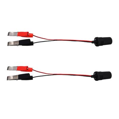 Happyyami Dual Outlet Adapter Durable Extension Cable Cigarette Lighter