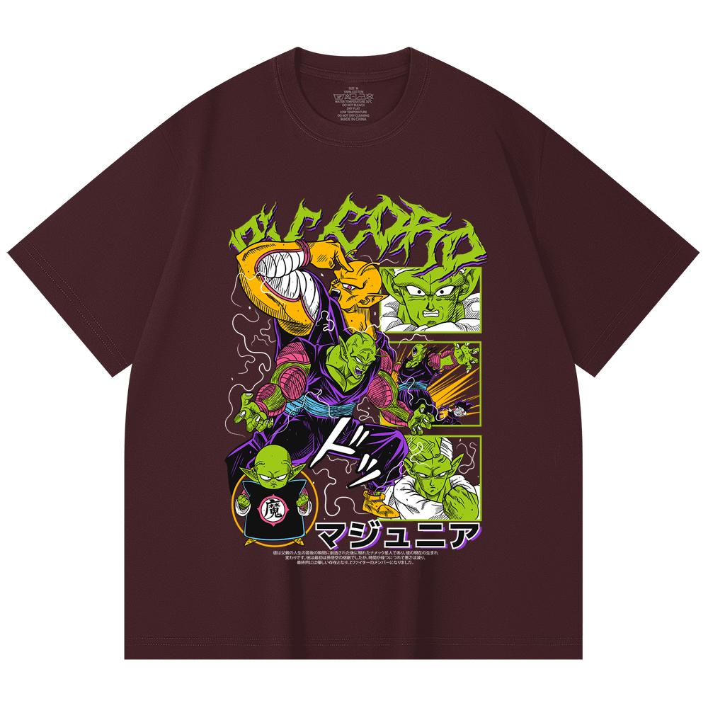 

230 Gsm 100% Cotton Dragon Ball V3 Piccolo Print Unisex Heavy Cotton T Shirt 2XL