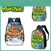 My Singing Monsters Cartoon-Rucksack für Kinder, 20 Liter Fassungsvermögen