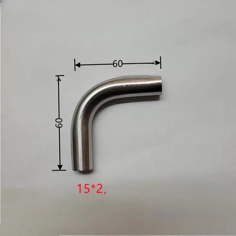 304 Stainless Sanitary 45 Degree 90 Degree Elbow Lengthen Seamless Pipe Welding Pipe Fitting