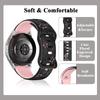 18mm 20mm 22mm Floral Graviertes Armband Für Samsung Galaxy Watch 7 6 5 4 Niedliches Ausgefallenes Silikon Weiches Band Für Watch 5 Pro/Active 2