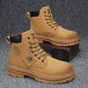 Luxury Brands Riding Boots Walking Shoes for Men Outdoor Boots Men's Ankle Boots Winter New High Top Casual Shoes Classic Design
