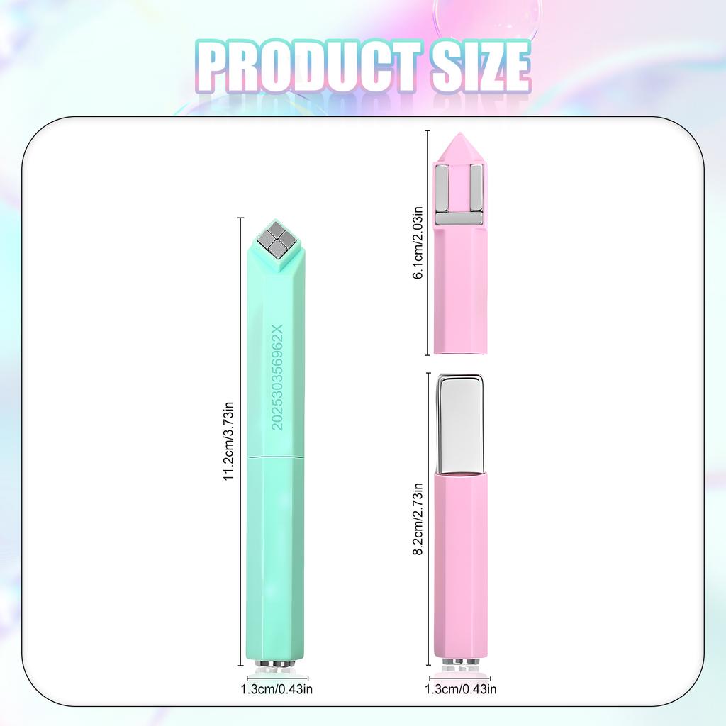 4 in 1 Nail Magnet Nail Art Tool 3D Cat Eye Gel Polish Effect Magnetic Stick Multi-Function Magnet Pen for Salon DIY Manicure