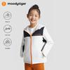 Moodytiger Girls' Hooded Windproof Waterproof Trench Coat
