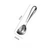 1PC Ice Cream Spoon Stainless Steel Summer Ice Cream Dessert Spoon Long Handle Fruit Tableware Household Goods