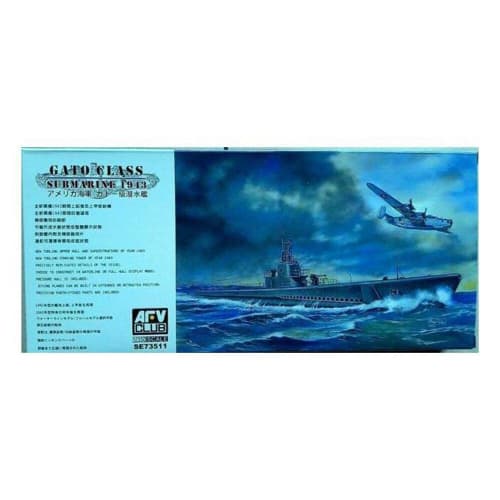 

AFV Club 1/350 US Navy Gato-class Submarine 1943 Model Plastic Model