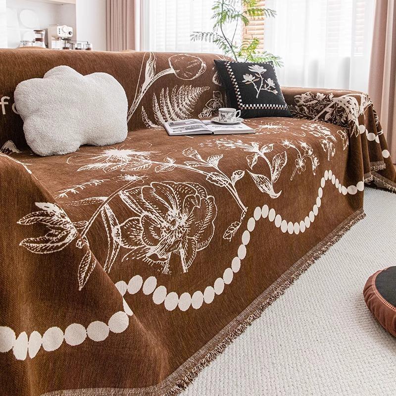 Sofa cover cloth is universal in all seasons, light luxury, high-end dust-proof sofa blanket, a whole cover 2025 new sofa towel