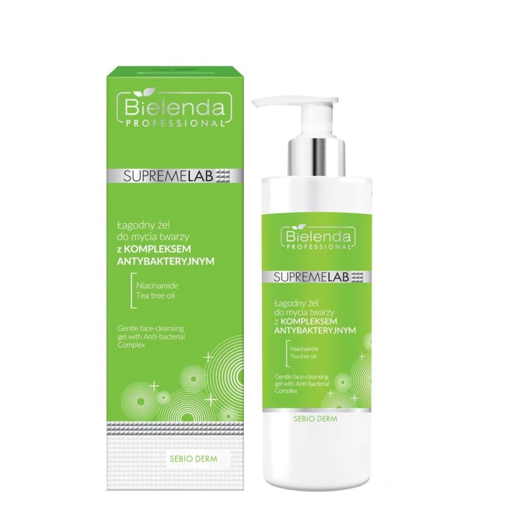 Bielenda SupremeLab Sebio Derm Gentle Face Wash Gel with Antibacterial Complex, 200g