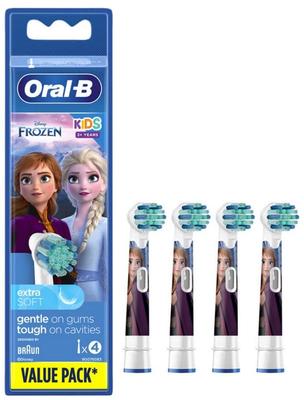Brown Oral B Replacement Brush Sumizumi Clean Kids Soft Brush Kids 4 Pieces Disney Frozen 2 Children's EB10S-4 [Item]