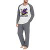 Men's Long Sleeve Pajama Set - Two Piece Comfortable Sleepwear for Nighttime and Lounging