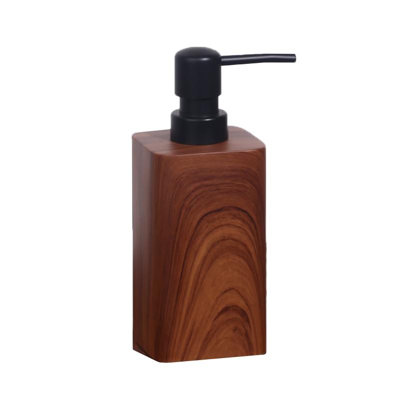 Walnut Grain Press Hotel Hand Sanitizer Bottle Shower Gel Shampoo Lotion Bottle Home Press Soap Dispenser Bathroom Accessories