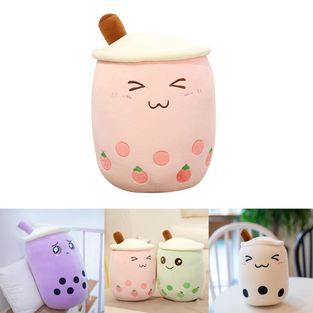 Adorable Bubble Tea Boba Cup Plush Pillow Cushion For Cozy Softness In 4 Sizes